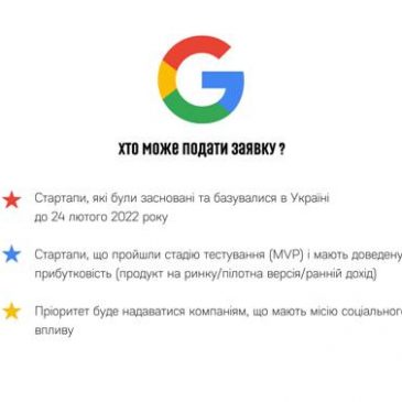 Google виділить кошти для підтримки українських стартапів